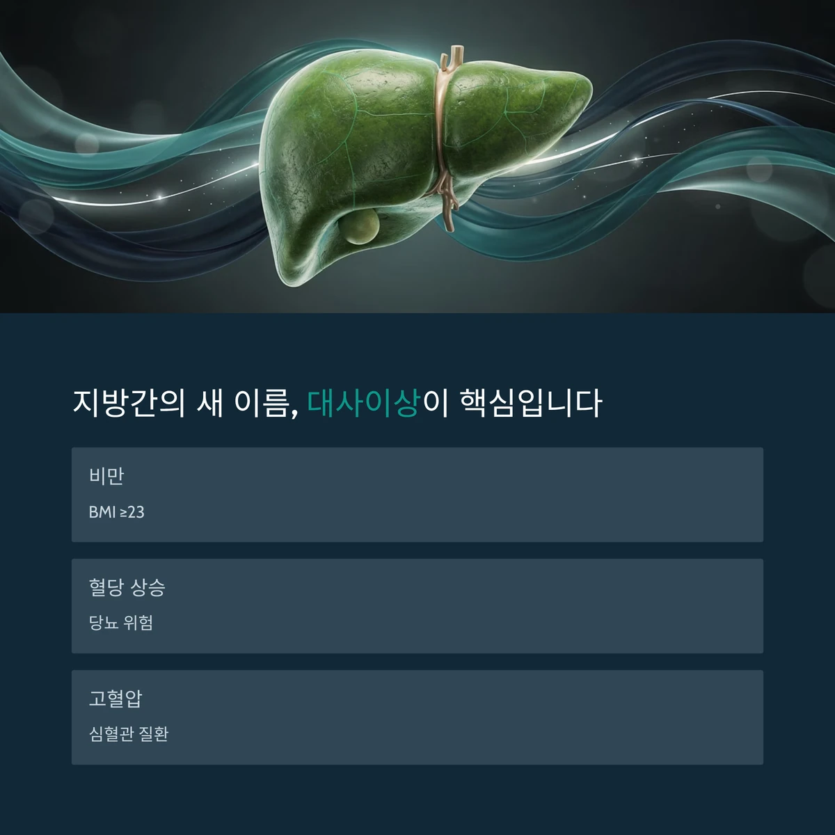 지방간의 그래픽 이미지