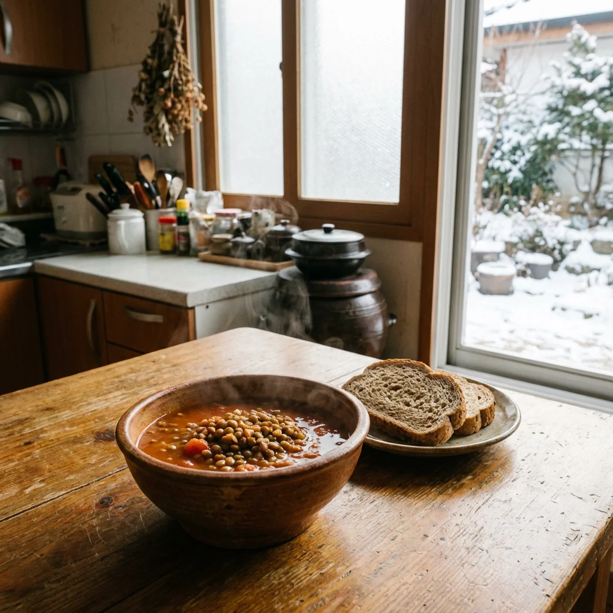 렌틸콩 토마토 스프 식이섬유 폭탄 레시피